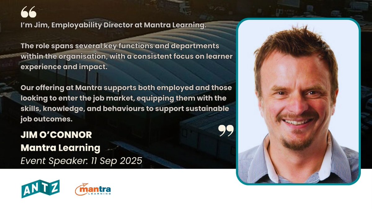 #ManchesterNetworkingEvent!

#BookNow at bit.ly/antz20250911 to #JoinTheConversation 11 Sep | 2-4 pm | <a href="/mantralearning/">Mantra Learning</a> (M24 1RU).

Hear how ANTZ network partner Mantra Learning does business differently to grow commercially &amp; deliver local #SocialImpact.

#SocialValue