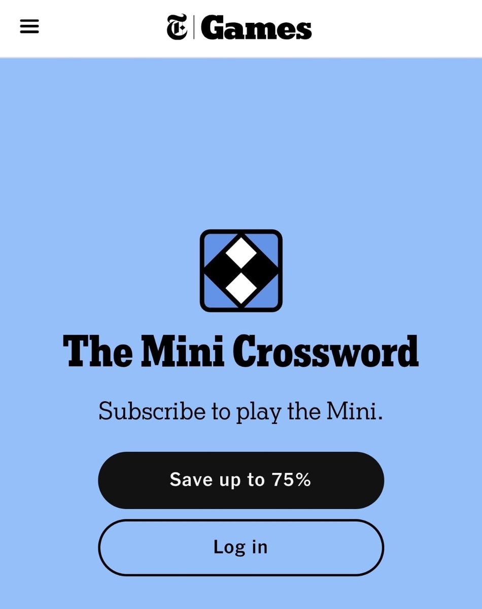 Manvir Bains (@mannyblfc) on Twitter photo Thanks for putting the Mini Crossword behind a paywall, you greedy little PUSSIOS <a href="/nytimes/">The New York Times</a> Thanks for putting the Mini Crossword behind a paywall, you greedy little PUSSIOS <a href="/nytimes/">The New York Times</a>