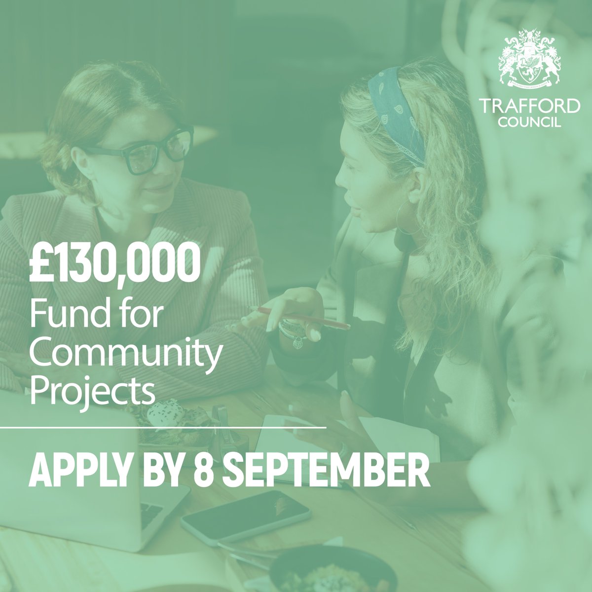 Trafford’s £130k Economic Inactivity Trailblazer Fund is now open for applications. 

Department for Work and Pensions (DWP) are funding up to £20,000 for projects helping residents overcome barriers to work, training &amp; volunteering. 

Apply by 8 Sept at ow.ly/tY2o50WIhfv