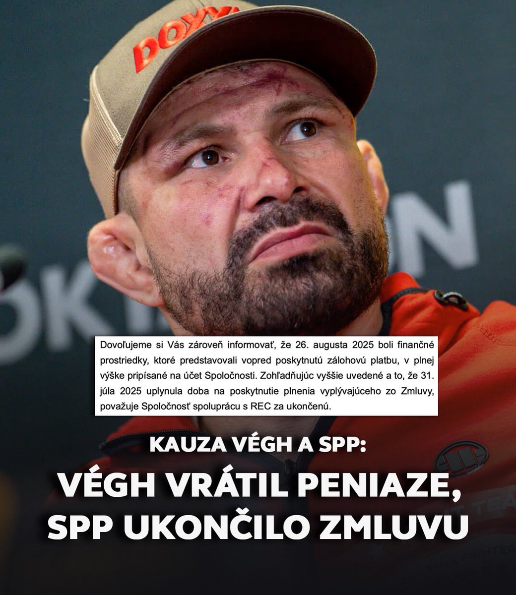 Kauza Végh a SPP je definitívne na konci. Attila Végh vrátil peniaze a SPP s ním ukončilo zmluvu. Spoločnosť SPP ma informovala, že v utorok 26.8.2025 boli peniaze od pána Végha pripísané na účet spoločnosti. 

Chcem poďakovať každému, kto túto kauzu pomáhal šíriť. Spolu sme