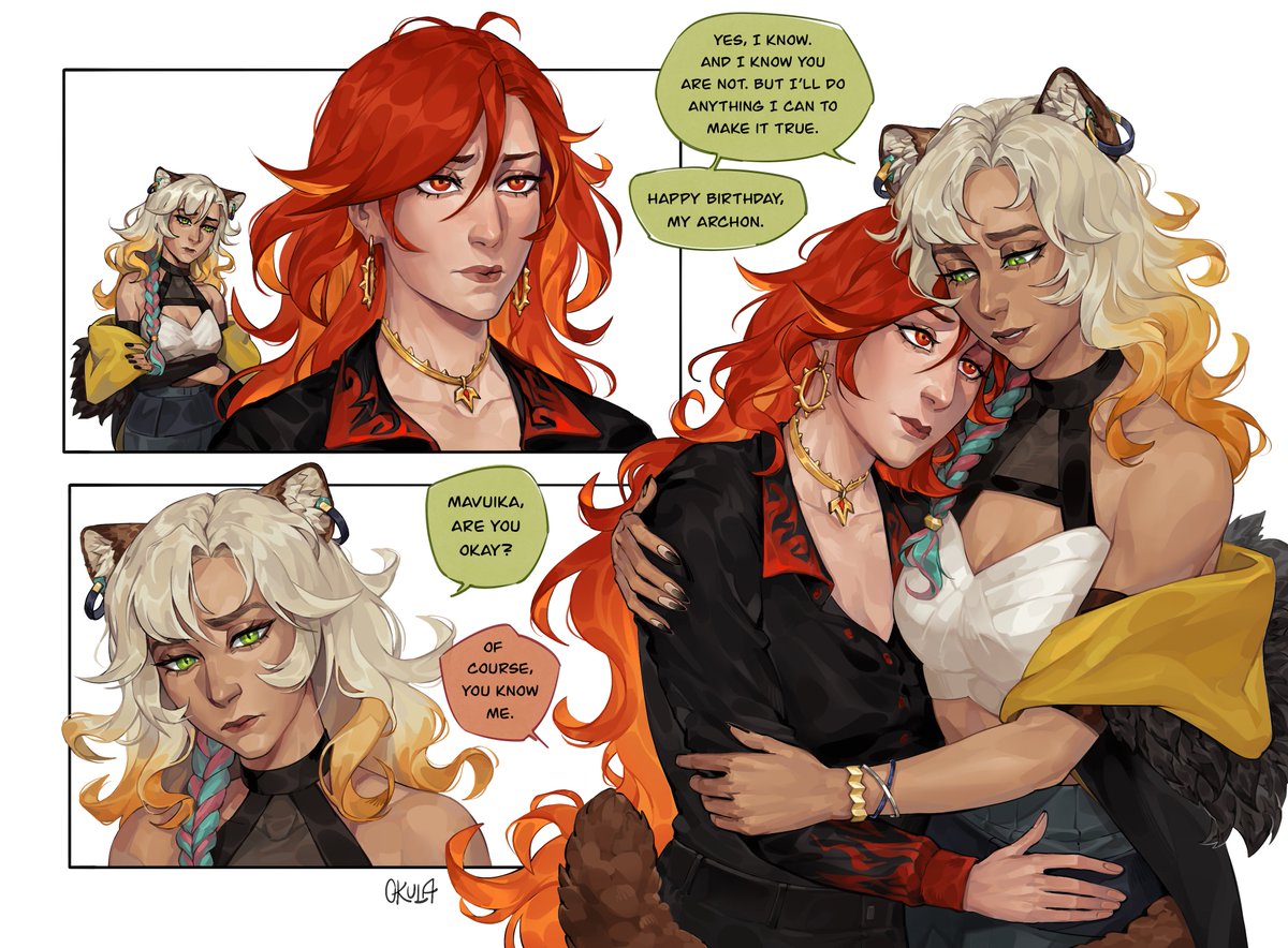#GenshinImpact #Mavuinen #Mavuika #Xlionen #Xliomavu #マーヴィカ生誕祭2025

Happy birthday Pyro Archon, Mavuika! ❤️‍🔥
Commission ✨