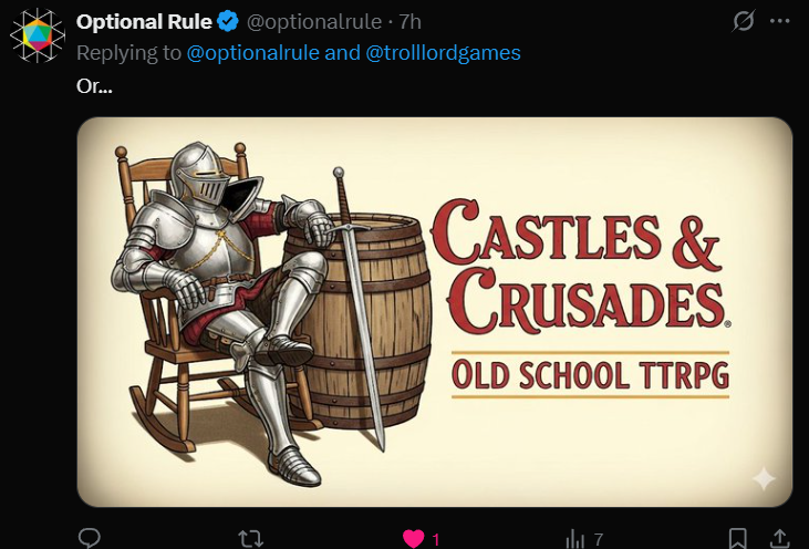 HAHAHA - put your deigns to use hahaha
Optional Rule
<a href="/optionalrule/">Optional Rule</a>