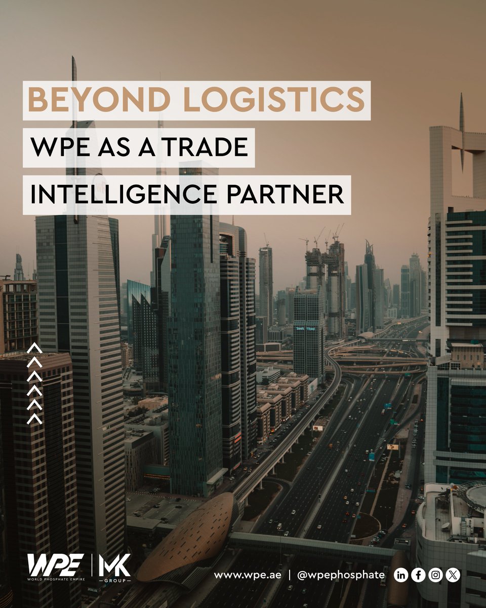 wpephosphate's tweet image. Phosphate trading isn’t just logistics — it’s timing, foresight, and trust. That’s where WPE leads. #TradeStrategy #GlobalCommodities