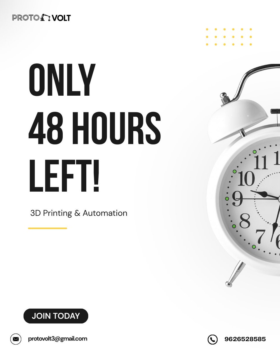 ProtoVoltt's tweet image. our FREE guide to “Getting Started with 3D Printing & Automation”
drops this week! Are you ready?
#3dprinting
#automationguide
#gettingstartedwith3dprinting
#3DPrintCommunity
#automationforall
#digitalmanufacturing