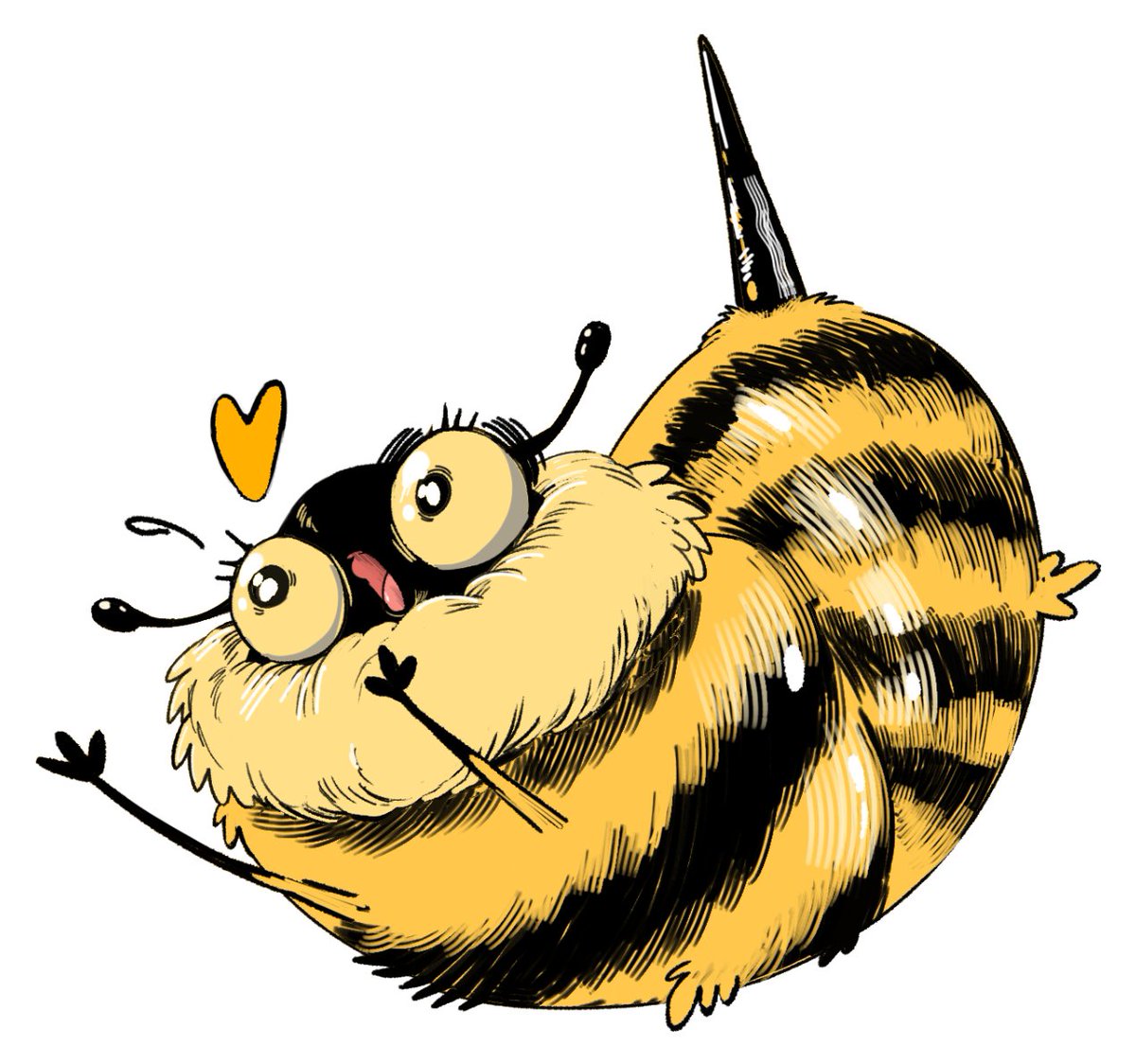 I'm going out, can you watch this bee