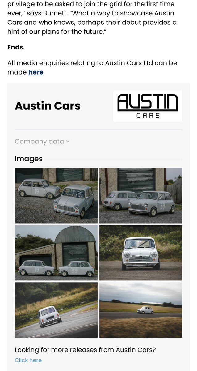 Read all about Austin Cars Ltd.
