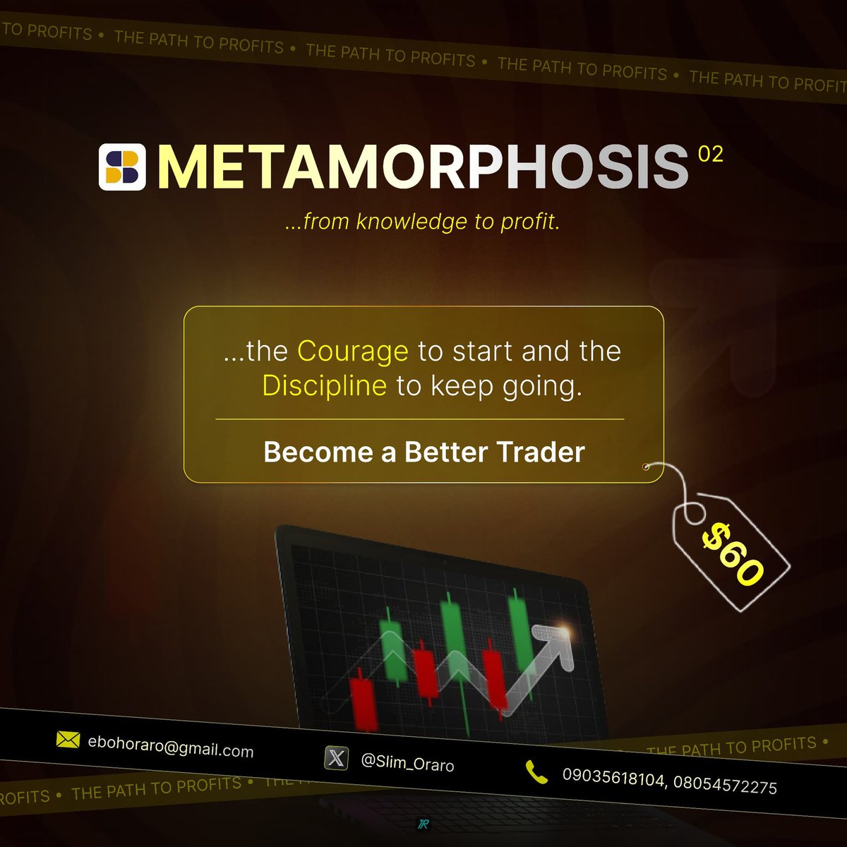 🚨 Metamorphosis 02 — From Knowledge to Profit 🦋📈

Trading isn’t just about knowing when to buy or sell.
It’s about building the courage to start and the discipline to keep going.

That’s why I created Metamorphosis 02 — a program designed to help you transform from a