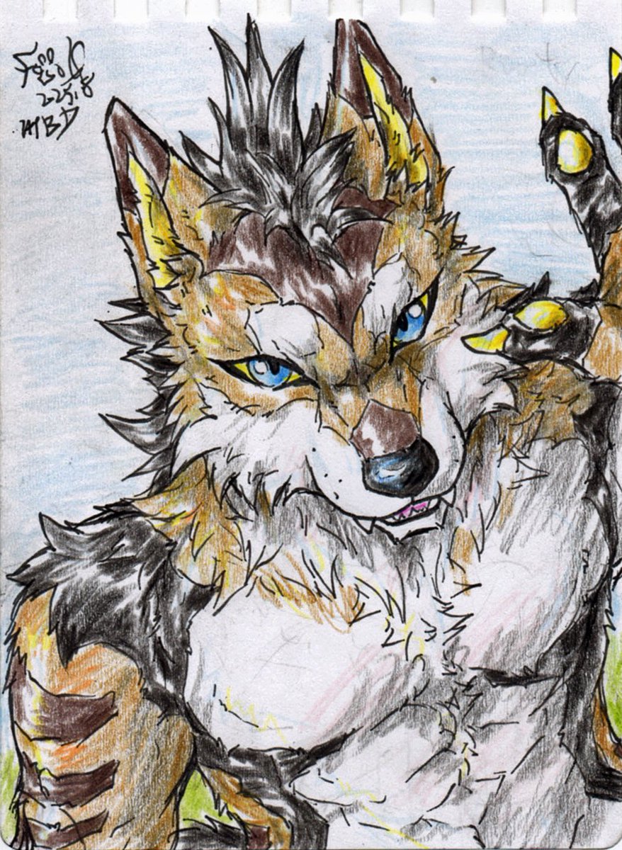 【FanArt】黑鬣🐾（ <a href="/Haka_lion/">黑卡Haka｜黑鬣Hei lie</a> ）
8/28 黑卡生日快楽呀〜🎉🎂