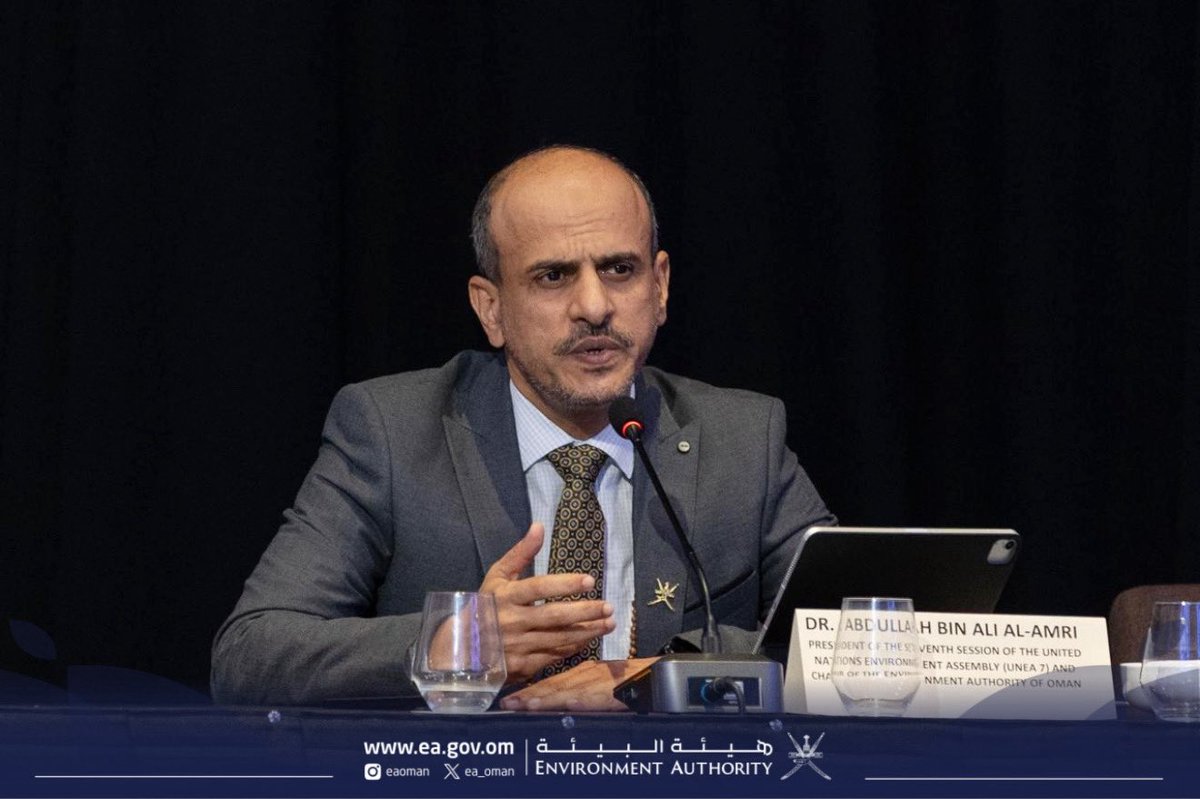 ea_oman's tweet photo. تشارك سلطنة عُمان في المنتدى السادس لوزراء البيئة والسلطات البيئية في آسيا والمحيط الهادئ بفيجي، برئاسة سعادة الدكتور @DrAbdullahAmri رئيس #هيئة_البيئة ورئيس الدورة السابعة لجمعية الأمم المتحدة للبيئة #UNEA7، لمناقشة التحديات البيئية وتعزيز الحلول المستدامة. https://t.co/l2PfxaRq6V