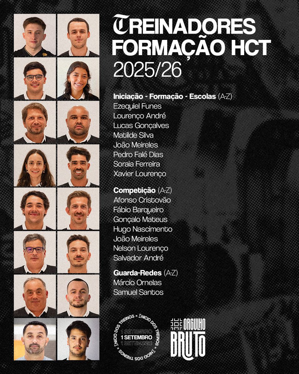 hcturquel's tweet image. Um por todos e todos pela #FormaçãoHCT 🖤🤍

Início dos Treinos:

‣ segunda, 1 de setembro
#Sub7 e #Sub9 - 17:30h
#Sub13 - 18:30h
#Sub17 - 21:30h

‣ terça, 2 de setembro
#Sub11 - 17:30h
#Sub15 - 18:30h
#Sub19 - 21:30h

‣ sábado, 6 de setembro
#Iniciação - 10:30h