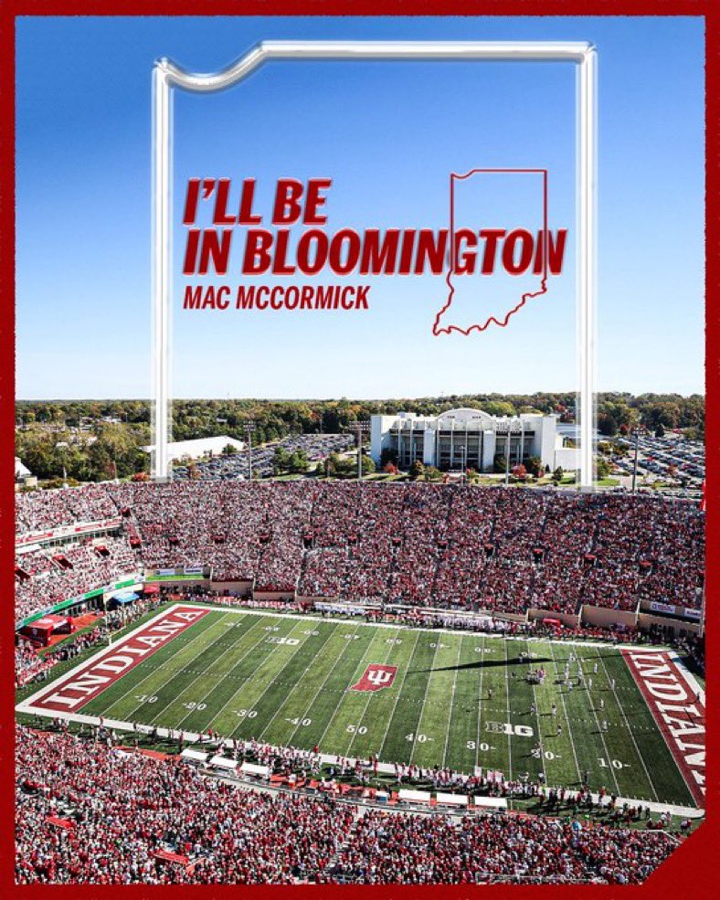 Mac McCormick (@macmccormick45) on Twitter photo I’ll be in Bloomington on Saturday for the <a href="/IndianaFootball/">Indiana Football</a> game! Thank you <a href="/MattWilsonDPP/">Matt Wilson</a> for the invite.
<a href="/Coach_Bostad/">Coach Bostad</a> <a href="/CCignettiIU/">Curt Cignetti</a> <a href="/IndianaFootball/">Indiana Football</a> <a href="/VLHSfootball/">Alice Football</a> I’ll be in Bloomington on Saturday for the <a href="/IndianaFootball/">Indiana Football</a> game! Thank you <a href="/MattWilsonDPP/">Matt Wilson</a> for the invite.
<a href="/Coach_Bostad/">Coach Bostad</a> <a href="/CCignettiIU/">Curt Cignetti</a> <a href="/IndianaFootball/">Indiana Football</a> <a href="/VLHSfootball/">Alice Football</a>