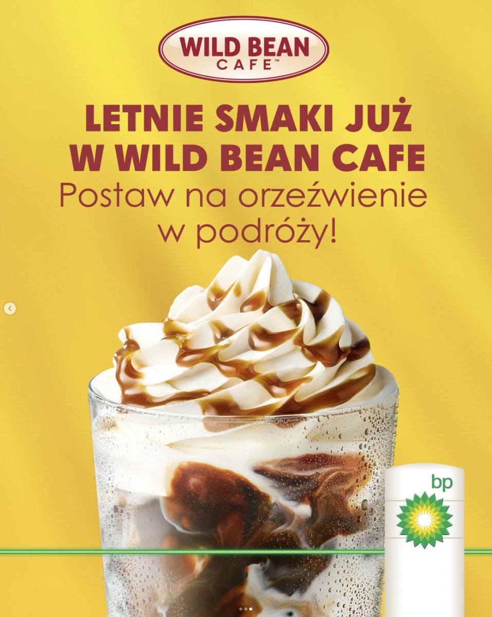 Powroty z wakacji bywają gorące a bezpieczna podróż to także przerwa Orzeźwiające mrożone kawy w Wild Bean Cafe dodają energii i ochłodzą każdy kilometr. Dlatego warto zatrzymać się na stacji bp i odkryć swój ulubiony smak mrożonej kawy.

#bpPolska #WildBeanCafe