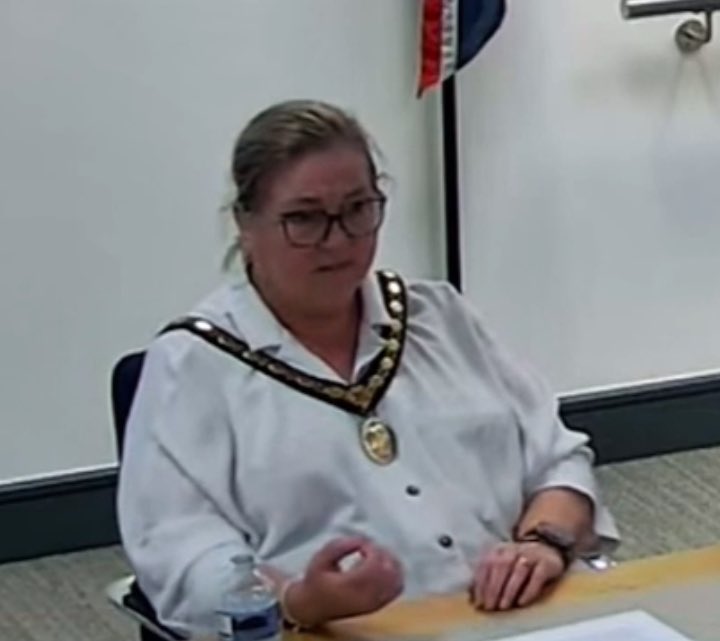 Ladies &amp; Gentlemen, I present the Deputy Representative of the Crown in Basildon, Cllr Gillian Palmer.

Her civic contribution? Calling me a W****R in the council chamber.

During my maiden speech.

Ironically… caught RED HANDED. 🤦‍♂️

<a href="/reformparty_uk/">Reform UK</a> #Basildon