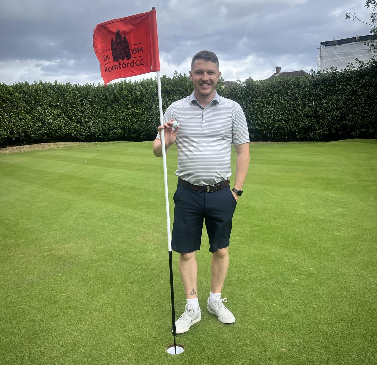 Romfordgolfclub's tweet photo. Congrats to Ellis Bolger for an epic hole-in-one on the 6th yesterday! 🔥⛳️ #HoleInOne #RGC #GolfMagic https://t.co/KA4eQ3AcHE