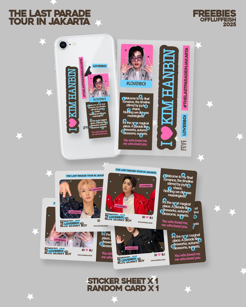 offluffeish's tweet image. the last parade in jakarta freebies 💗