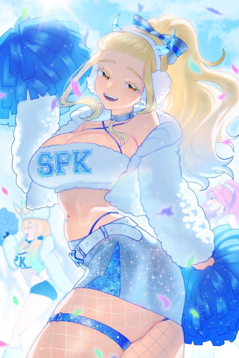 #MPC5event3
#MPC_CheerleaderClub

"SPOOKY HIGH GO!!!💙"

ก่อนวันจริง เหมือนว่าพวกเอสเปอร์จะเล่นสกปรกนิดหน่อยกับชุดของสาวๆชมรมเชียร์

แต่การที่คิดว่าแค่นั้นจะทำให้พวกเธอดับแสงได้น่ะ
บอกเลยว่าผิดมหันต์