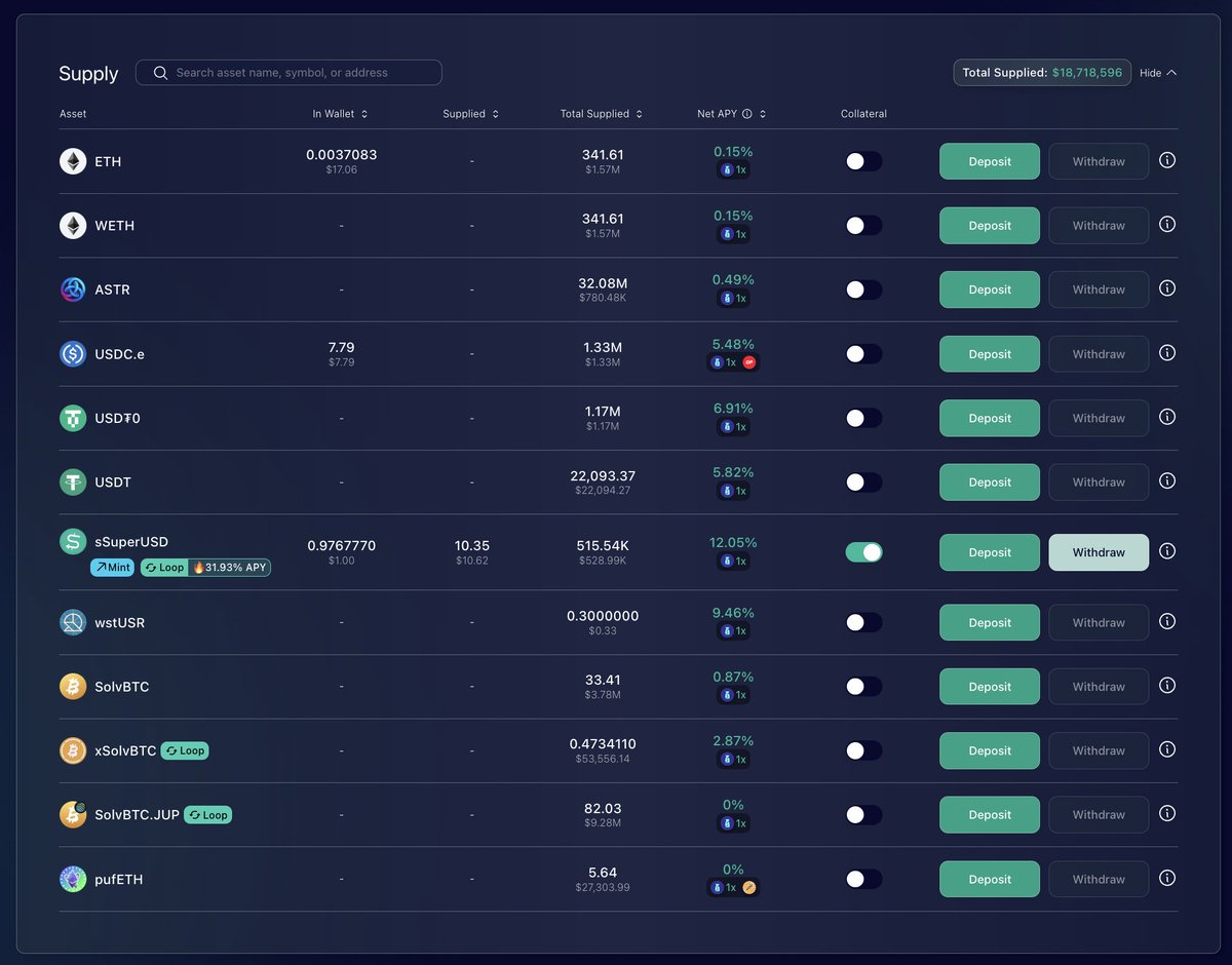Soneium Score is live!

Sip Sake and earn Soneium Score by depositing into Sake!

Deposit: $ETH, $ASTR, $USDC, USDT0, $sSuperUSD, $wstUSR, $SolvBTC &amp; $puffETH with us to start earning.