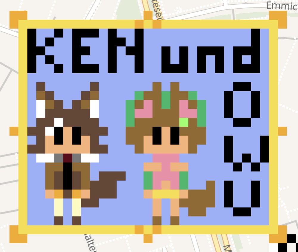 Jetzt gibt es auf Wplace auch eine kleine Owu und einen kleinen Ken zu entdecken! 🫶🌱