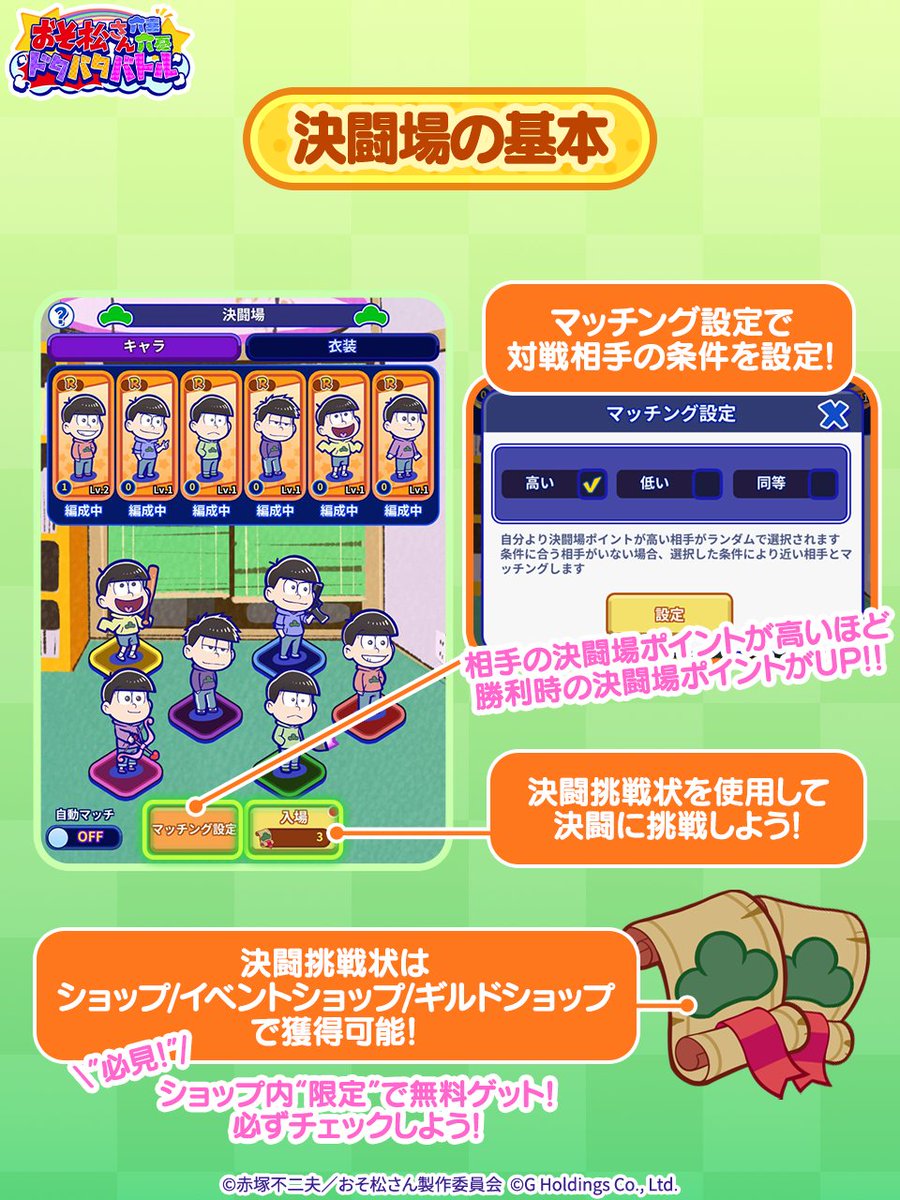 おそ松さん六喜六憂ドタバタバトル tweet media