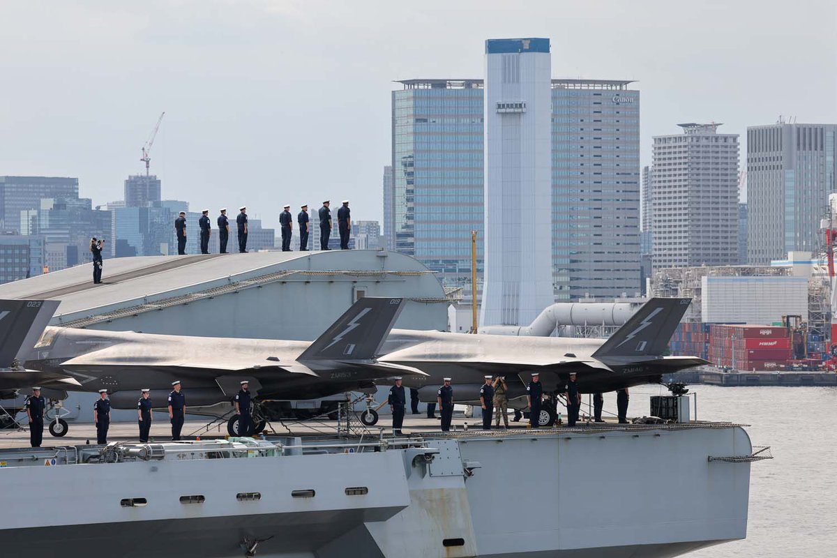 Royal Navy (@royalnavy) on Twitter photo Kon'nichiwa Tokyo... 🇬🇧🇯🇵
#RoyalNavy flagship <a href="/HMSPWLS/">HMS Prince of Wales</a> has arrived in Tokyo for an historic visit to deepen bonds between Japan and the UK.
#CSG25
Read more: royalnavy.mod.uk/news/2025/augu… Kon'nichiwa Tokyo... 🇬🇧🇯🇵
#RoyalNavy flagship <a href="/HMSPWLS/">HMS Prince of Wales</a> has arrived in Tokyo for an historic visit to deepen bonds between Japan and the UK.
#CSG25
Read more: royalnavy.mod.uk/news/2025/augu…