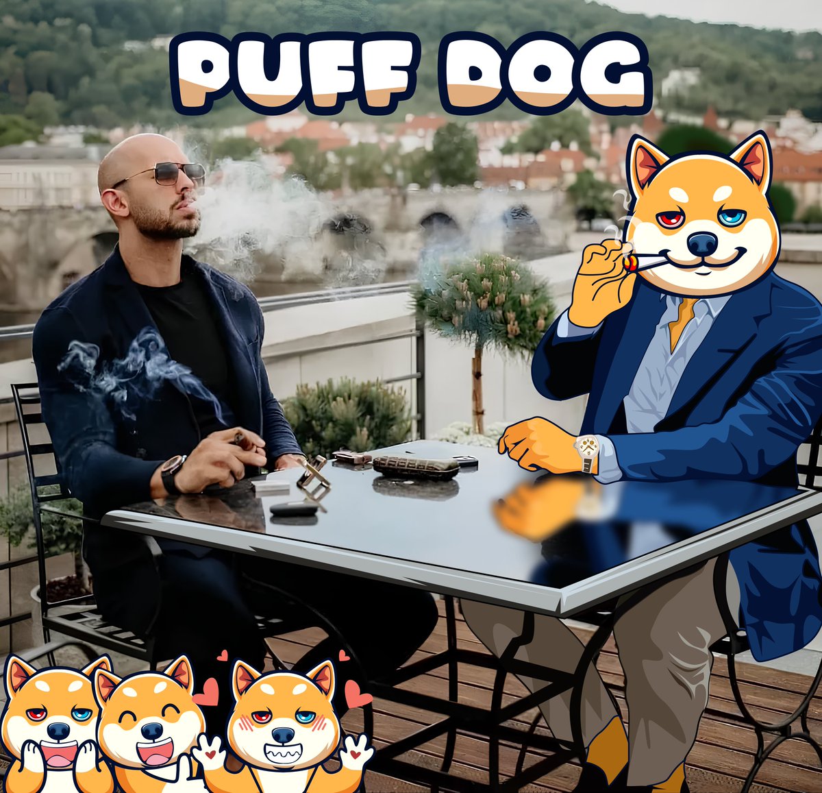50$ worth of $PUFF coins giveaway 
-12hr
- Follow <a href="/PuffDogCoin/">PUFF DOG</a> 
- Comment + RT
-Join the movement and stay   chilled❤️
  t.me/PUFFDOGs
-Drop you're sol ady
  Good Luck