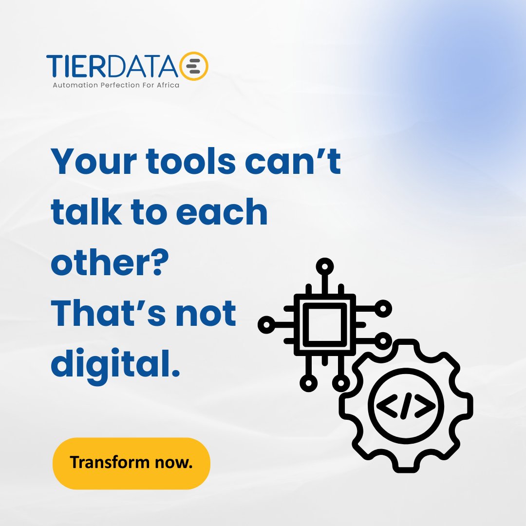 Tier_Data's tweet image. If your finance team is retyping sales data, or your POS doesn’t sync with inventory, you’re leaking value daily.

#BusinessEfficiency #DataIntegration #digitaltransformationjourney