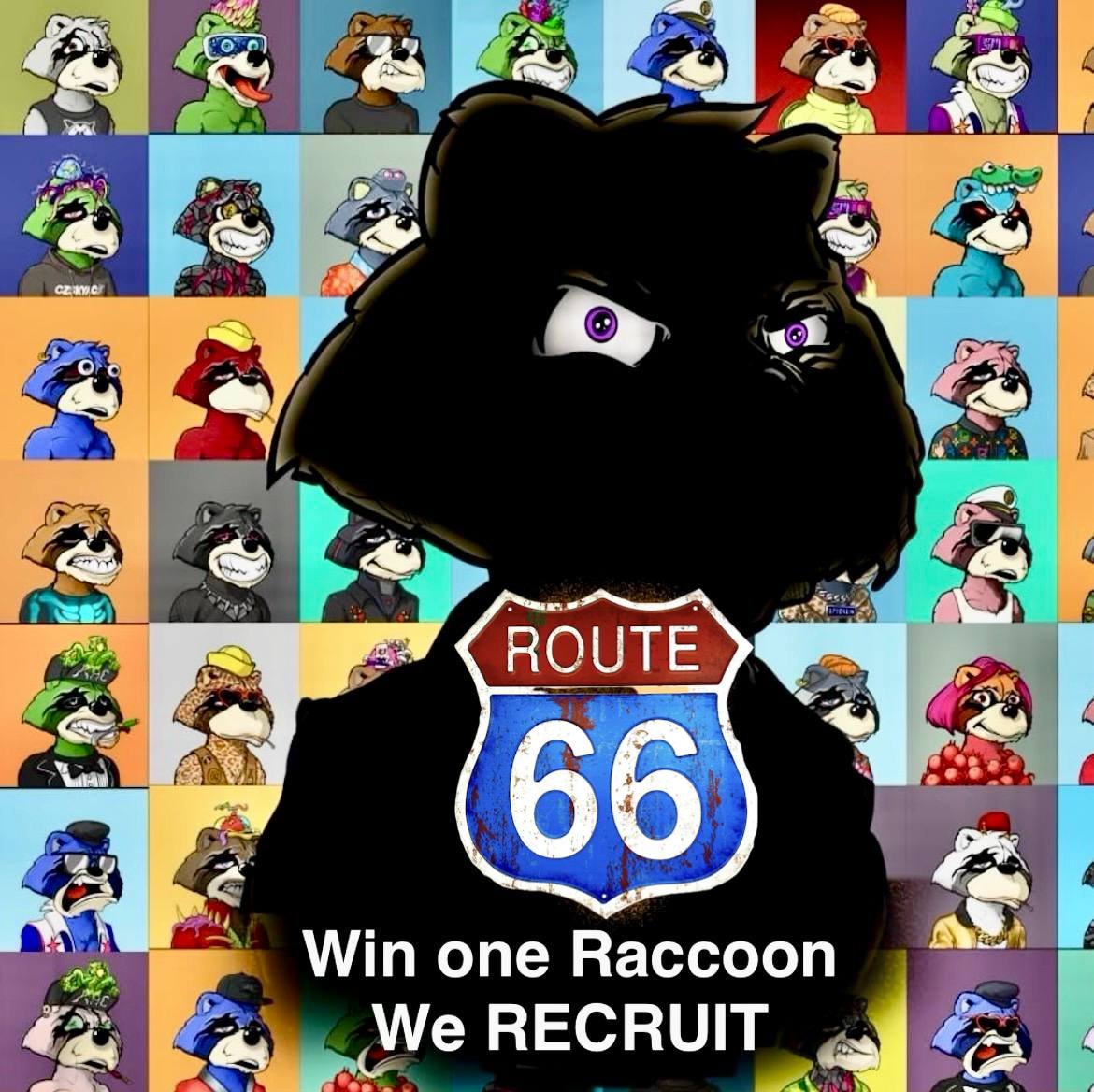 BOARDING OPEN.

Prize: 1 Raccoon NFT

How to join:
- RT pinned post
- tag 3 degens

ONE PACK
RACCOONS