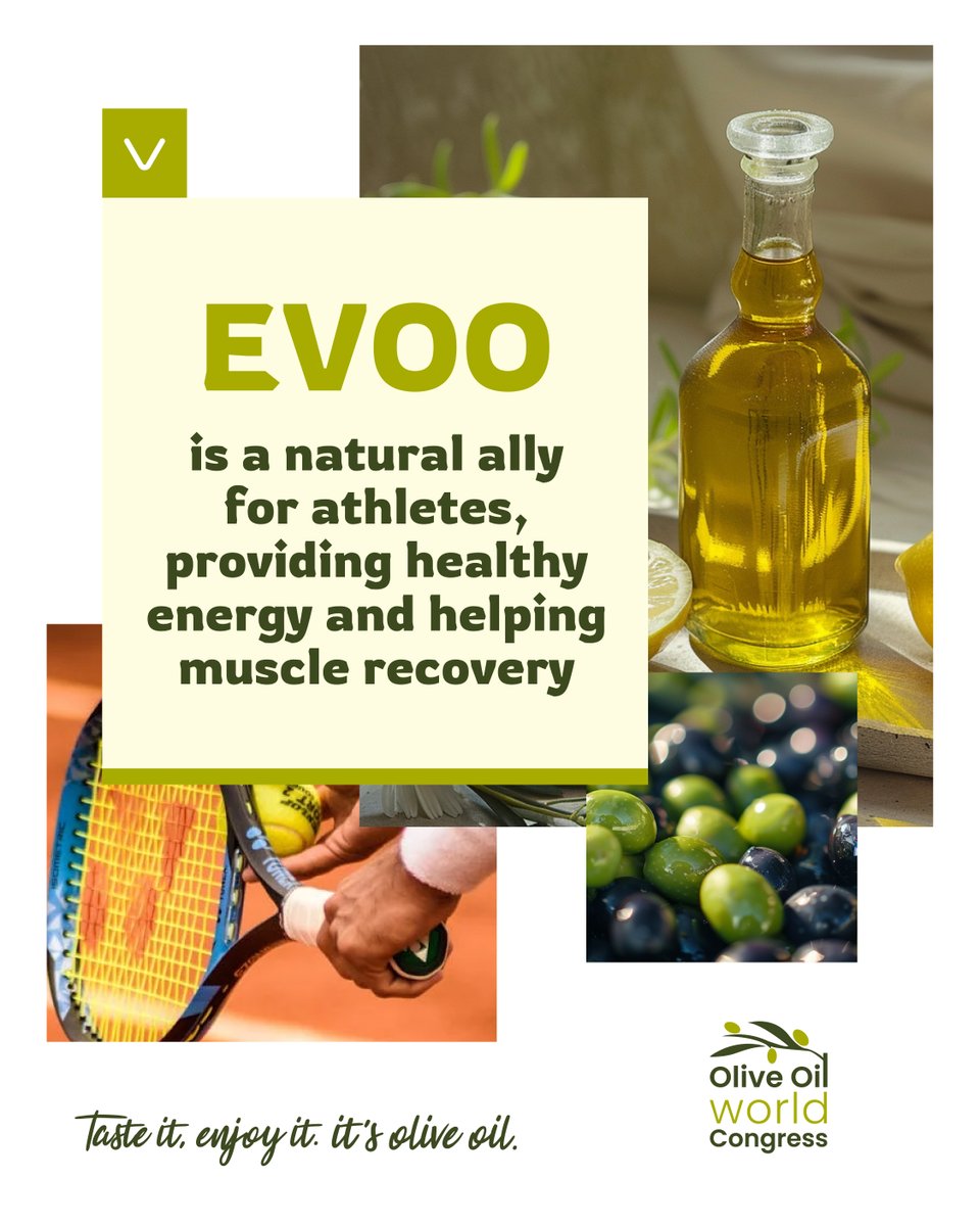 EVOO is a natural ally for athletes, providing healthy energy and aiding muscle recovery. Add it to your diet and perform at your best this summer 🏃‍♂️🫒

#SportsAndHealth #OliveOil #EVOO #SportsNutrition
