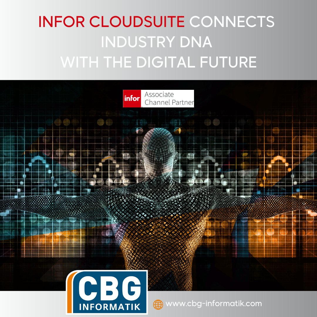 CBG_Informatik's tweet image. Quote of the week: Infor Cloudsuite connects industry DNA with the digital future.

CBG Informatik GmbH

#cbginformatik

#ERP

#erpsystem

#cloudsolution

#cloud

#Infor

#IBM

#production

#manufacturing

#project

#projectmanagement

#quoteoftheweek