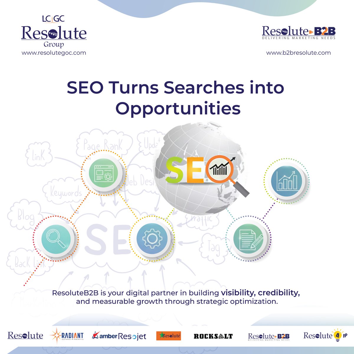 #SEO isn’t just about rankings it’s about credibility. Unlike #ads that fade fast, SEO builds lasting #visibility, #organic growth &amp; trust. In today’s digital world, it’s not optional it’s the backbone of long-term success.

#DigitalMarketing #ResoluteB2B #LCGCResoluteGroup