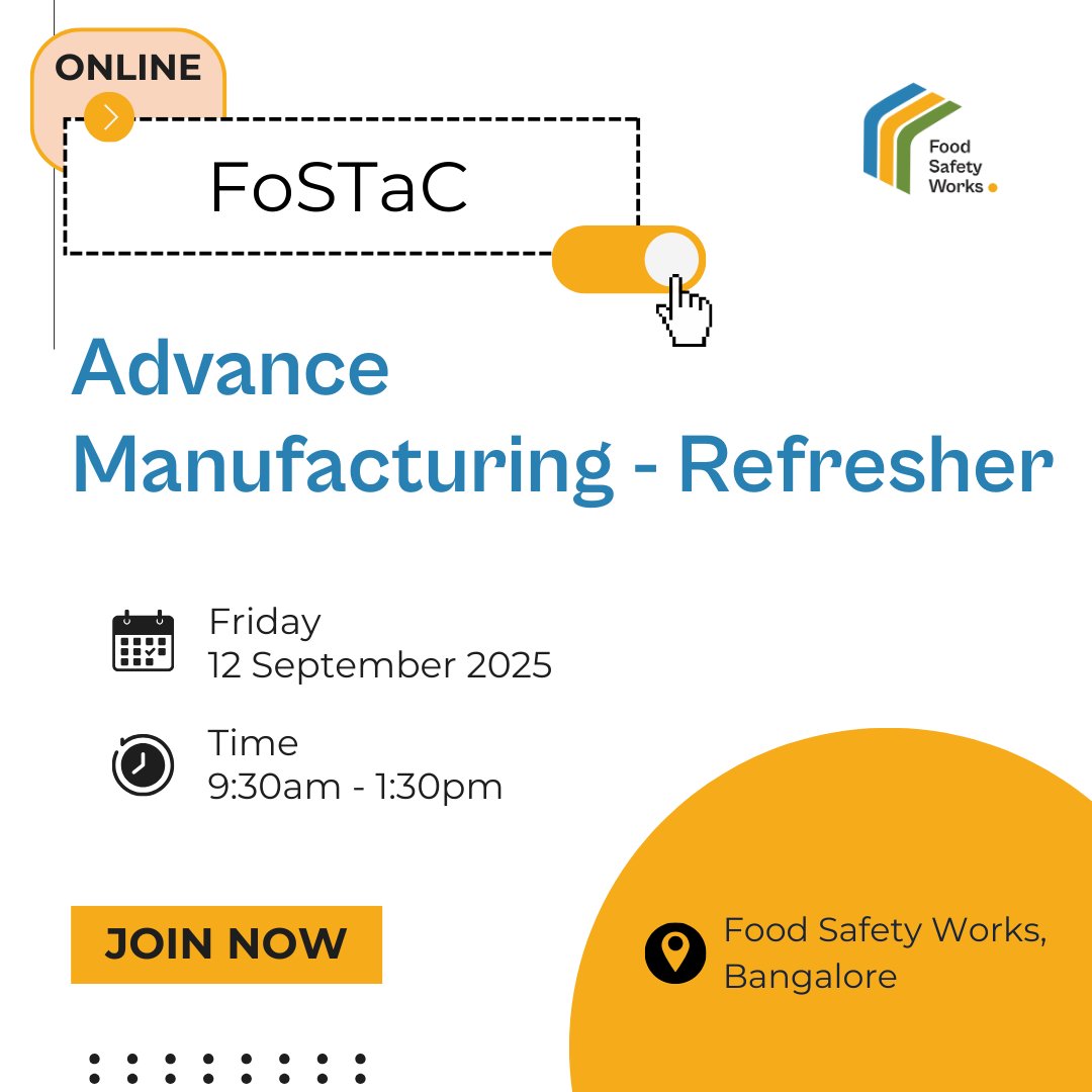 foodsafetyworks's tweet photo. Sharpen Your Food Safety Edge This September!

Whether you're in manufacturing, catering, retail, or QA – there’s something valuable for everyone.
👉 View Schedule &amp; Register Now: https://t.co/OEkTAatpl7 

#FoodSafetyWorks #FSW #September #Training https://t.co/BJSucZsEqU