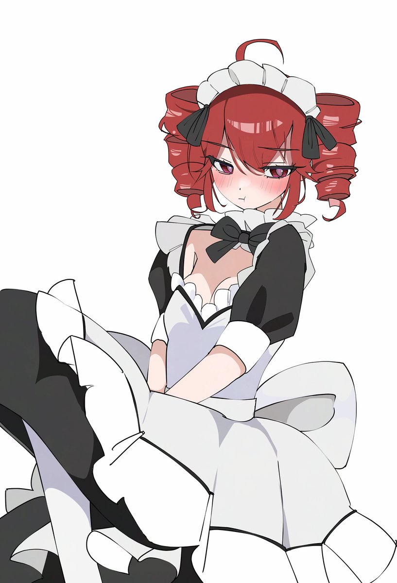 試行錯誤して描いてます（照れ顔バージョン）　絵むずかしい...