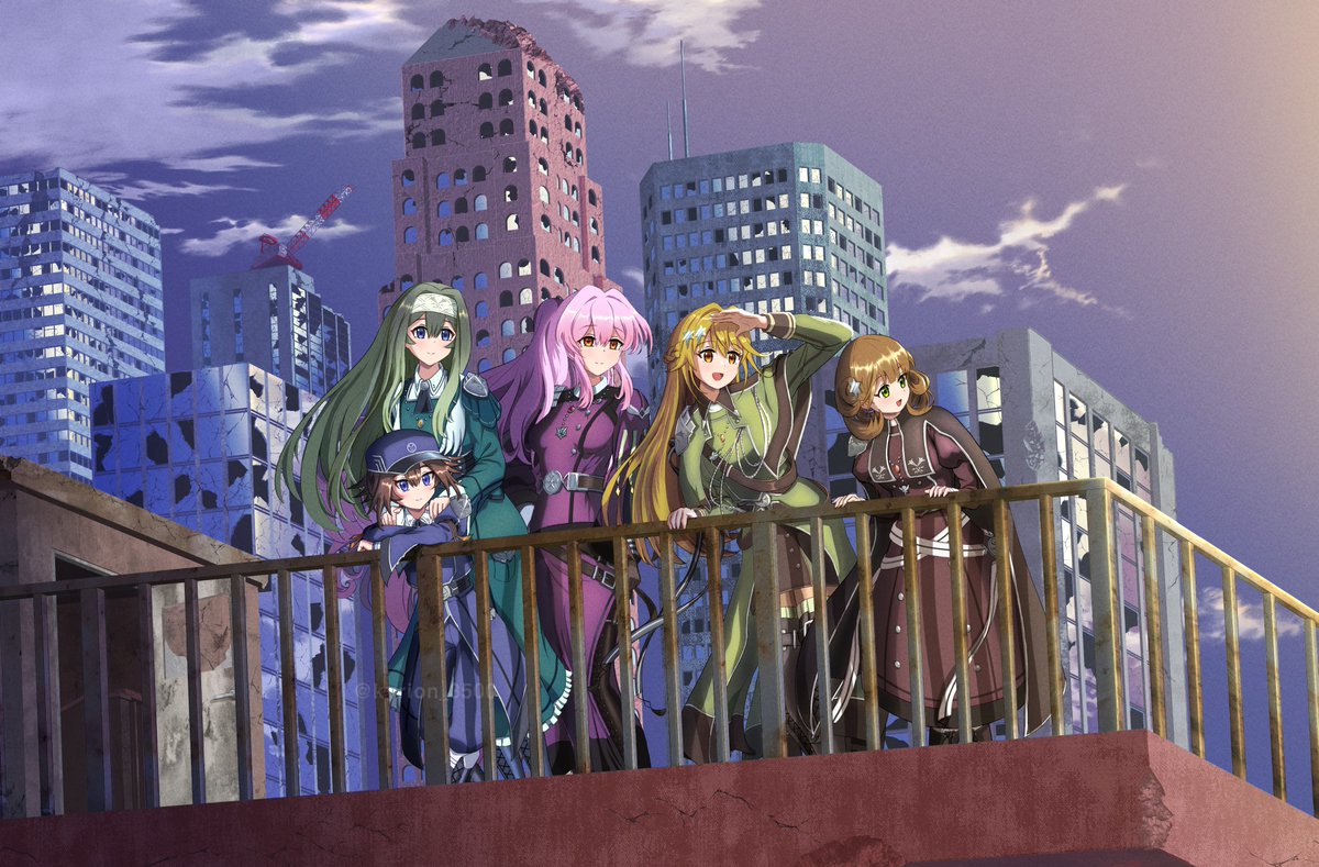 今日でエクソシスター登場４周年ということで、１周年のときに描いたイラスト置いときます