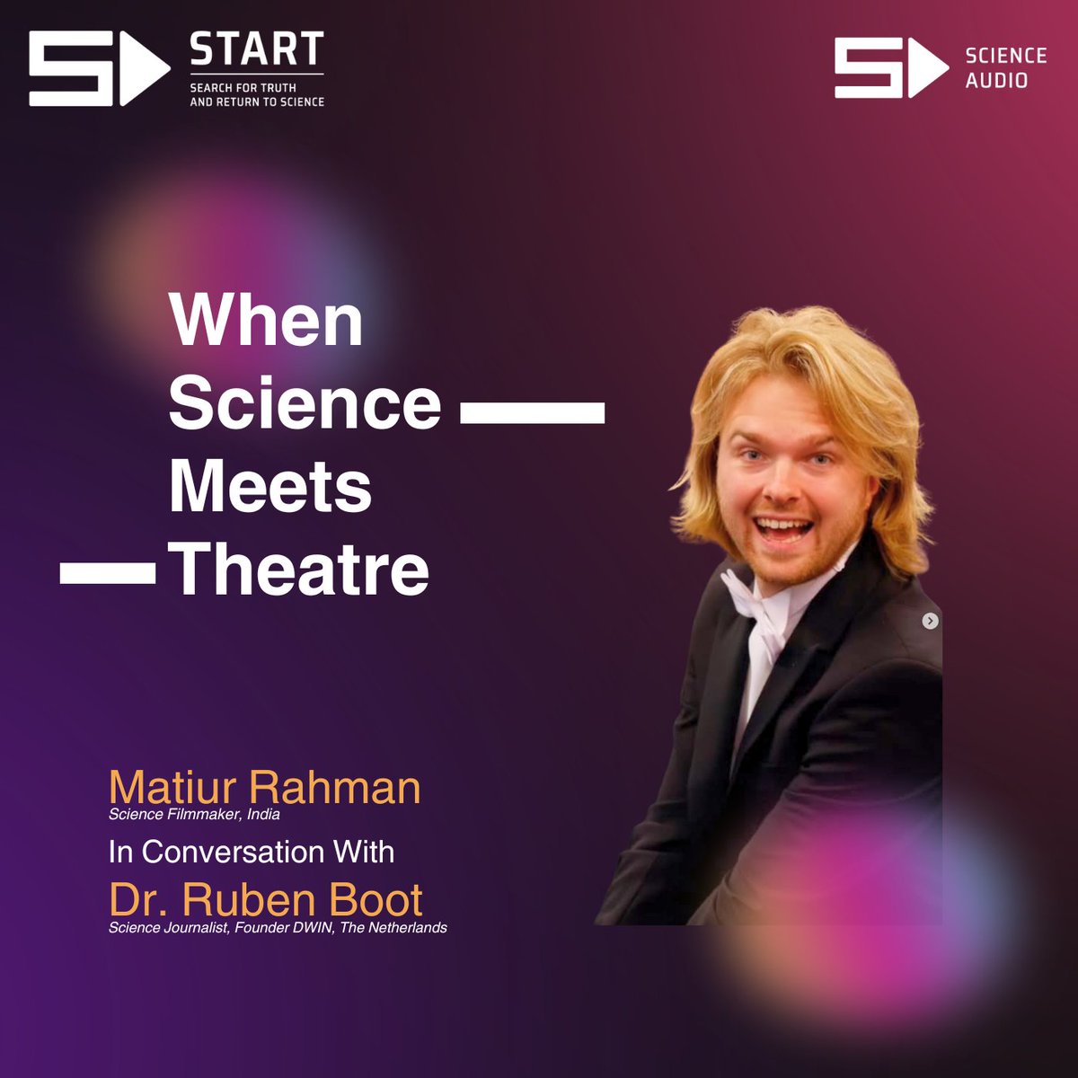 STARToutreach's tweet photo. In #episode 13 of When #Science Meets #Theatre, we turn our attention to some of the most well-known #ScienceCommunicators from the #Netherlands and #Belgium. 

1/3 https://t.co/RMSPQQnex6