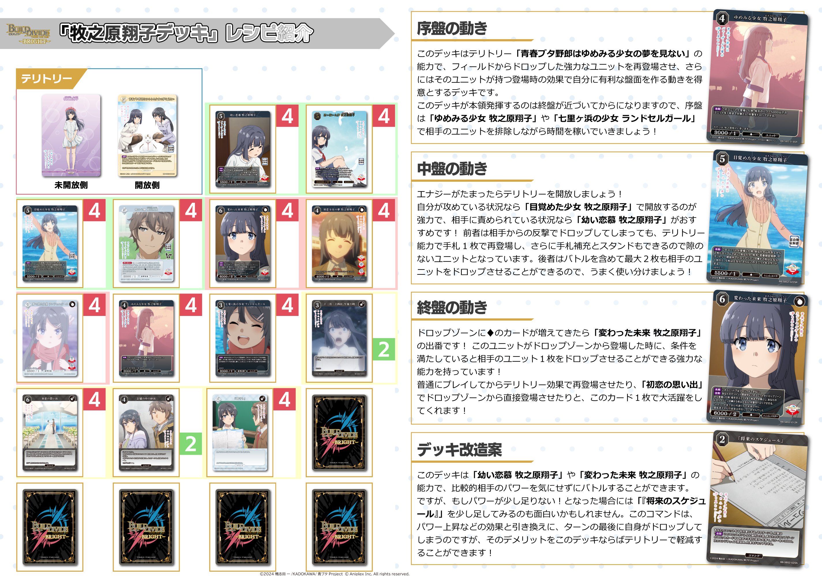 青ブタ ビルディバイドブライト 牧之原翔子 BT やさしい夢に包まれて(牧之原翔子) [BT](BB-SBS-003A) | ビル