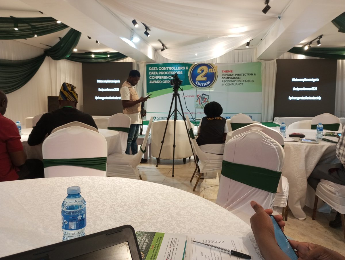 samuelsRight's tweet photo. Last phase of floliz Nigeria 2nd edition Data processors and controllers Conference.
#datacompliancenigeria
#actpconference2025
#privacyprotectionleadeship https://t.co/hhgOEeV8Ry