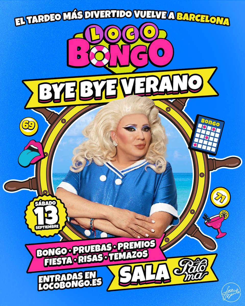 BARCELONA, ¿NOS ECHABAS DE MENOS? 🎊🔥
Pues id afinando las gargantas porque Loco Bongo vuelve para reventar el tardeo de la ciudad. 

📅 Sábado 13 de septiembre
📍 La Paloma
⏰ De 17:00 a 23:30

Las entradas ya están volando en locobongo.es
🎟️