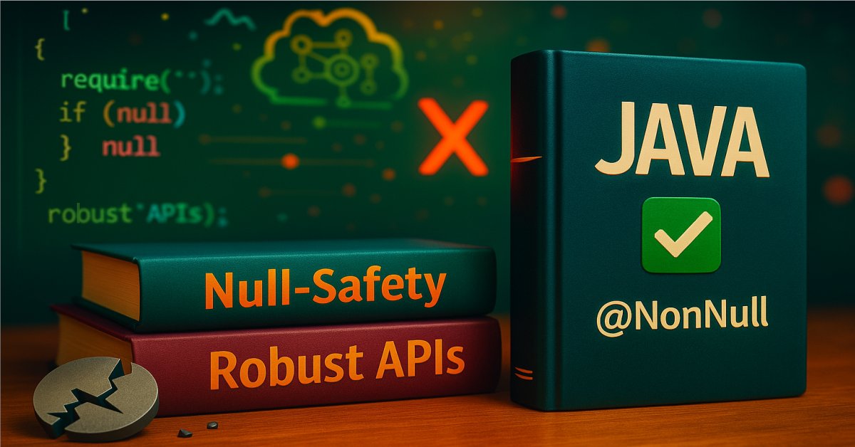 JAVAPROmagazin's tweet image. #Java trägt bis heute einen Designfehler von 1965. Richard Gross rechnet vor, wie teuer null geworden ist & wie Tools wie Optional, NullAway & #JSpecify Abhilfe schaffen. Besseres Design. Weniger Ausfälle. Mehr Sicherheit.
Lese: javapro.io/de/wie-man-den…
#NullPointerExceptions