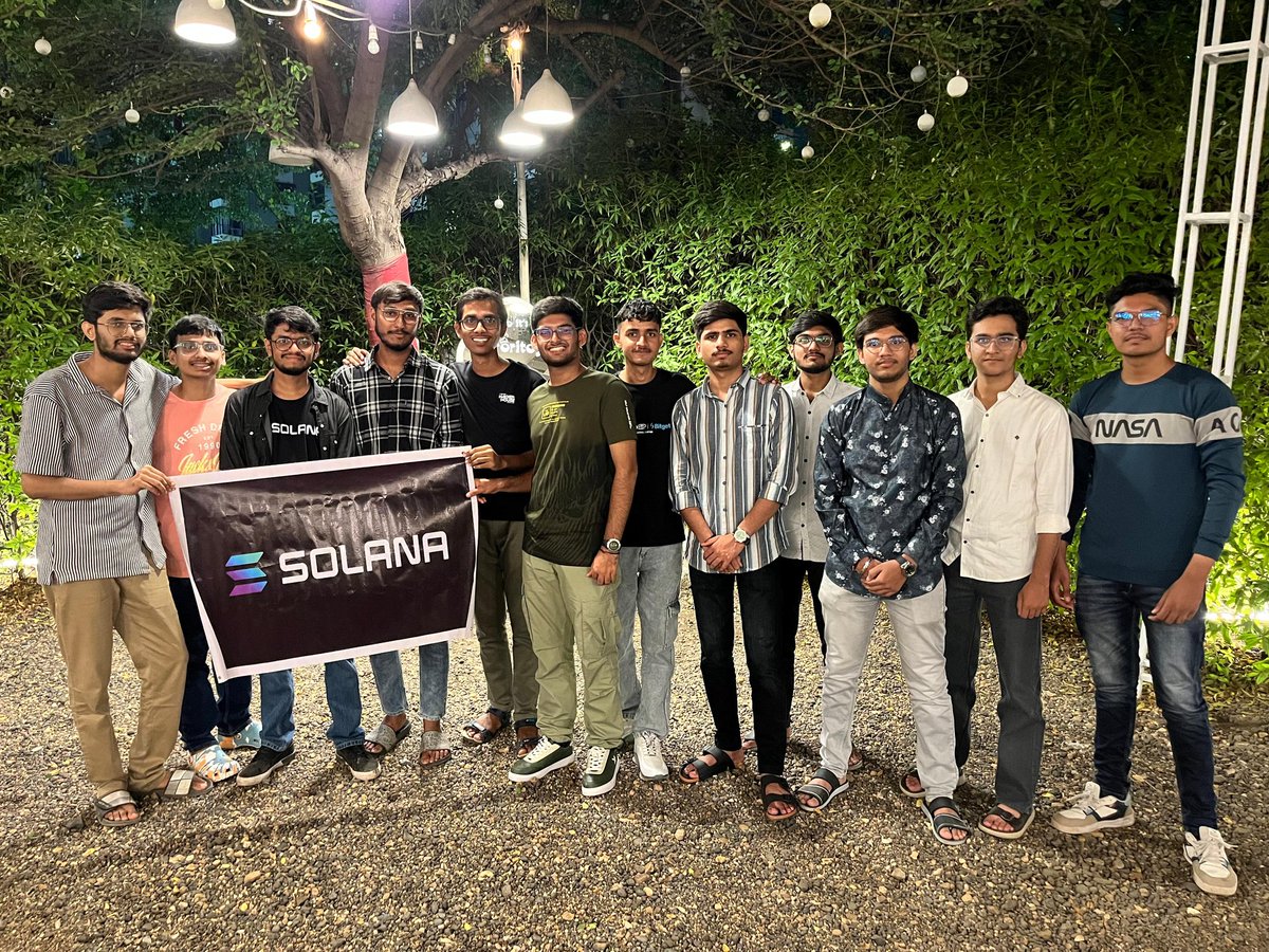 JatinWeb3's tweet image. Had a wonderful experience at the @solana ecosystem call in Surat. Gained valuable insights, expanded knowledge, and connected with amazing builders. Thanks to @superteam for making this possible 🚀✨”