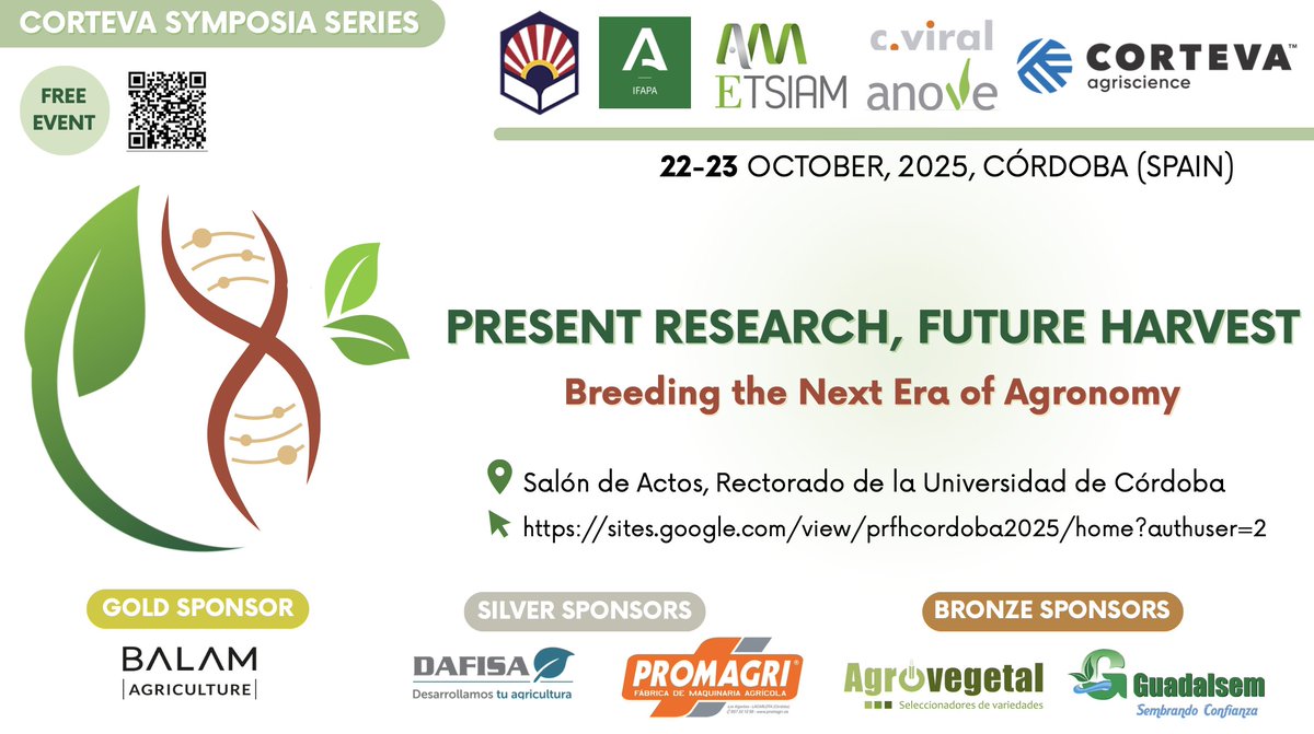 👩‍🔬 Investigadores, profesionales, estudiantes:
👉 Aún estáis a tiempo de ser parte
📌 Consulta el programa: sites.google.com/view/prfhcordo…
📝 Inscríbete aquí: sites.google.com/view/prfhcordo…
No te lo pierdas🌱