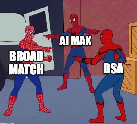 CustomIntent's tweet image. AI Max is just DSA with better PR.