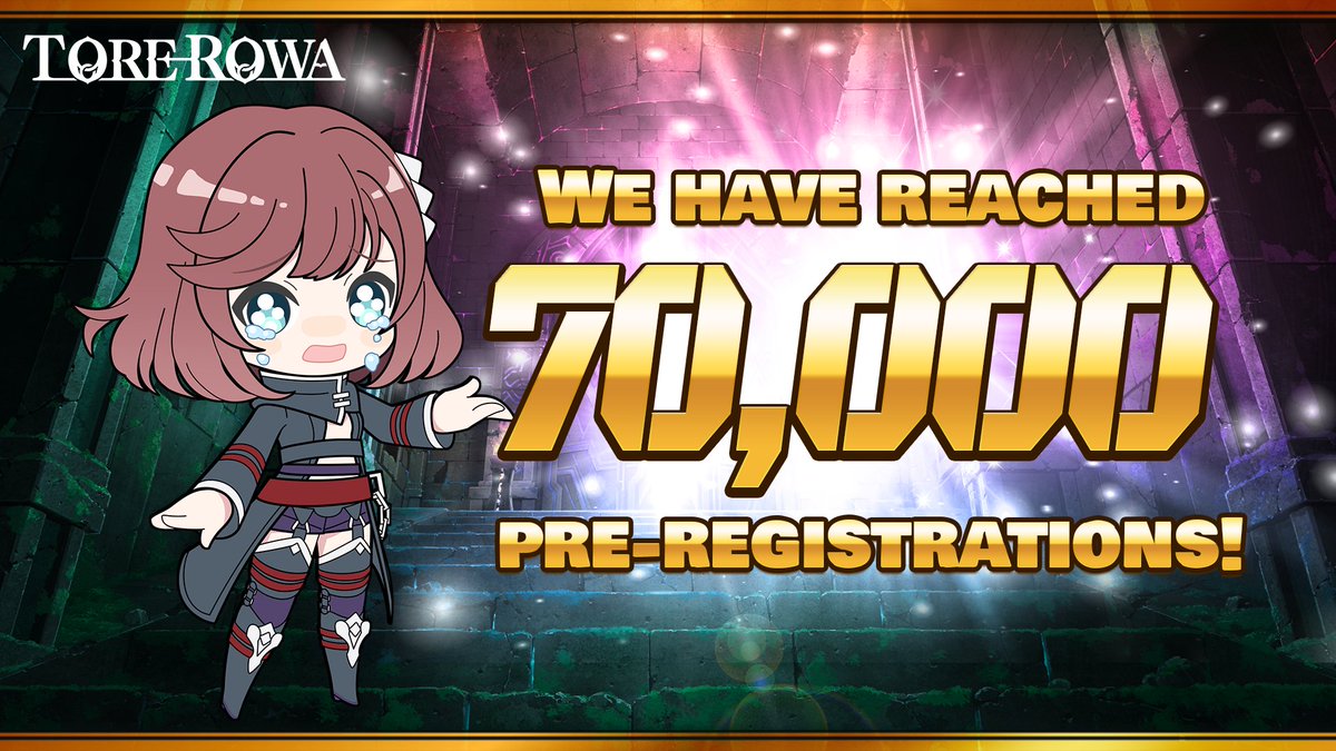 ／
📢The number of pre-registrations exceeded 70,000!🎉🎉
＼

Thank you for your support.
We have reached 70,000 pre-registrations!

Our next goal is 100,000, so please continue to support us!!