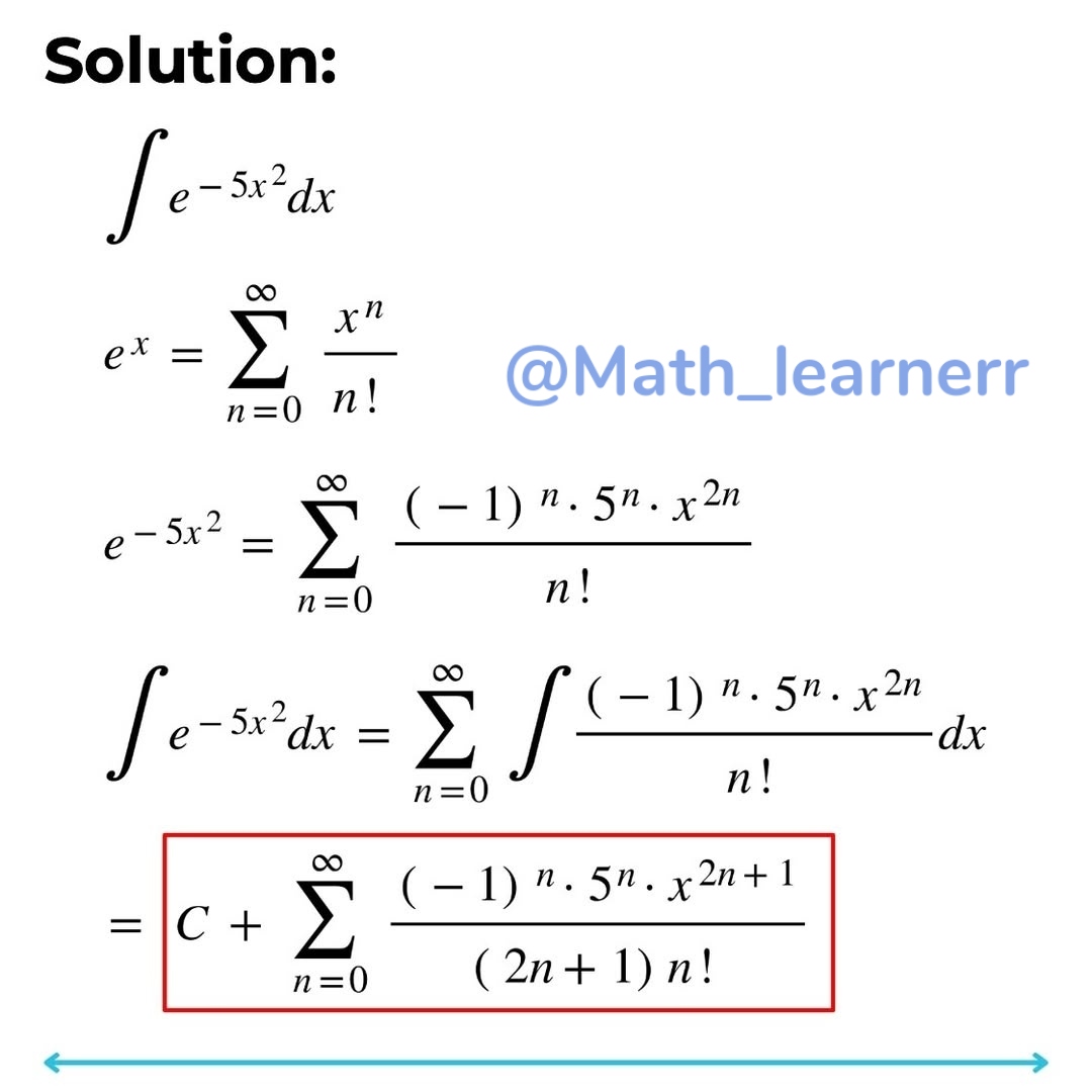 Taylor's Series with Examples 📚
#math #stem #STEMeducation