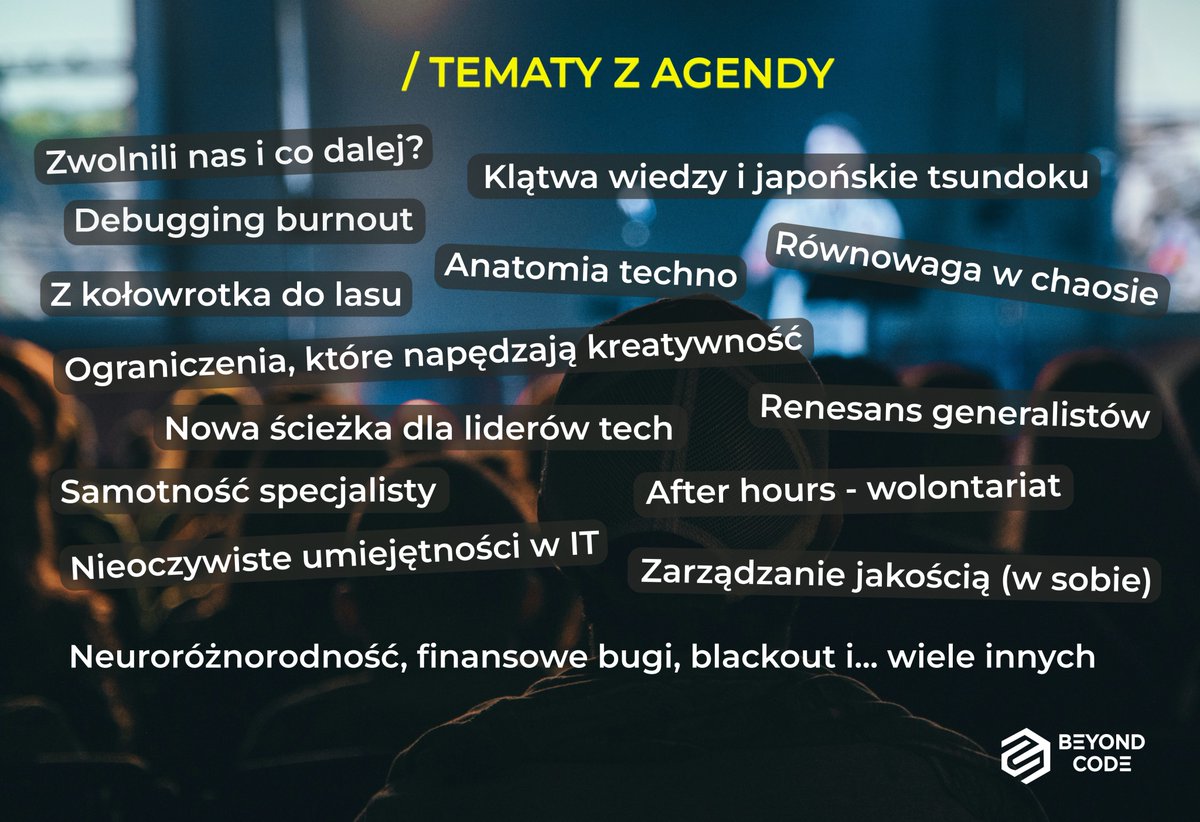 Do tegorocznej edycji zostało już tylko... 27 dni 🚀

Pssst, przyznajcie się na jakie prelekcje czekacie najbardziej.