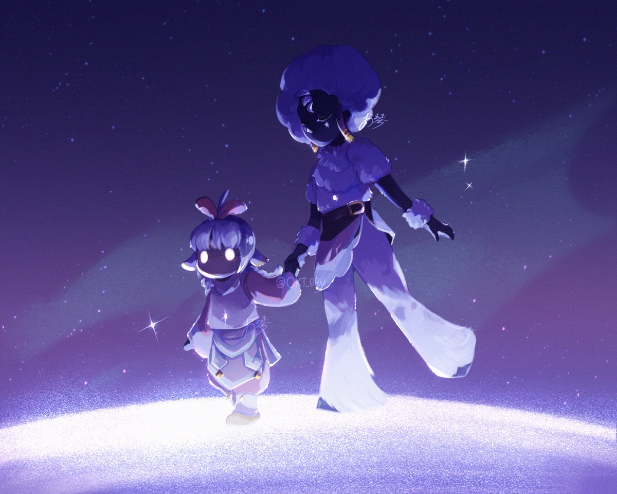 #thatskygame
星屑の橋🌌
フレンドの誕生日祝いに描きました🥳