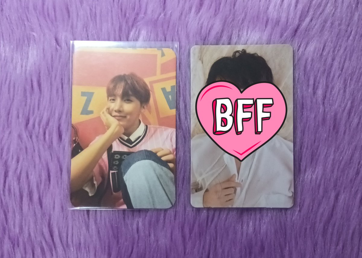 caprisells's tweet image. bts pcs sale

ー 120 ea + 10 pf
ー dop PAYO or 5 days 

gcash maya bdo
lbc sakto flash jnt 

𖥻 wts ph bangtan kim seokjin jung hoseok j-hope love yourself her tear