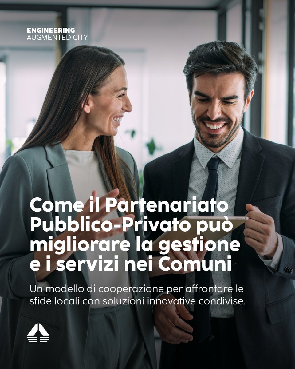 Municipia_Spa's tweet photo. Perché il Partenariato Pubblico-Privato è una leva strategica per i Comuni? In un contesto di risorse limitate e crescente domanda di servizi efficienti, è una soluzione concreta per realizzare progetti innovativi senza gravare sui bilanci pubblici: https://t.co/kfwo8IjRgo https://t.co/TLje8aJOSt