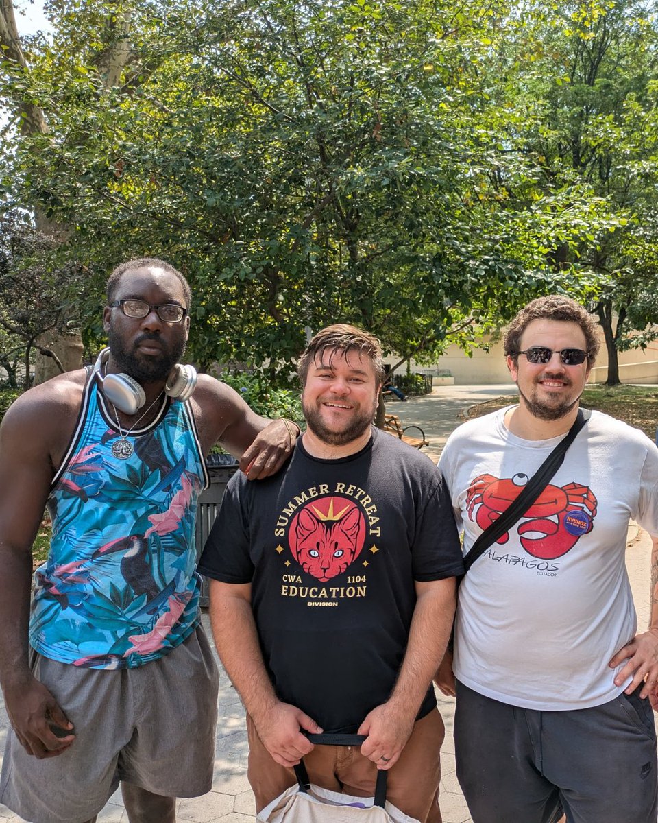 Fordham Graduate Student Workers are out canvassing for <a href="/ZohranKMamdani/">Zohran Kwame Mamdani</a>! Join us in the effort to get a real champion of labor as mayor of New York zohranfornyc.com/events