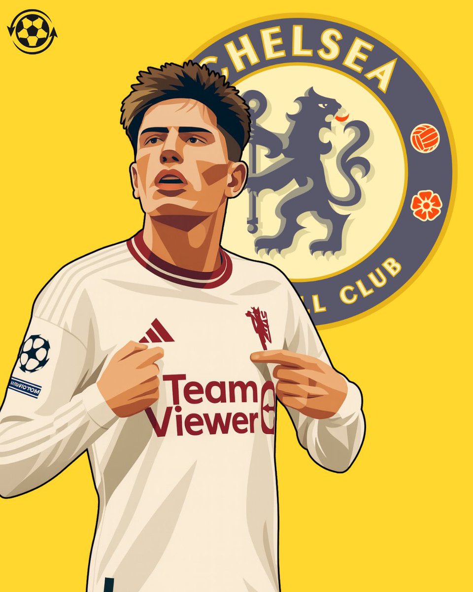 DeadlineDayLive's tweet photo. 🚨 Chelsea are now expected to finalise the signing of Alejandro Garnacho from Manchester United following the sale of Christopher Nkunku to AC Milan.

(Source: @JacobsBen) https://t.co/Vht47fBrdf