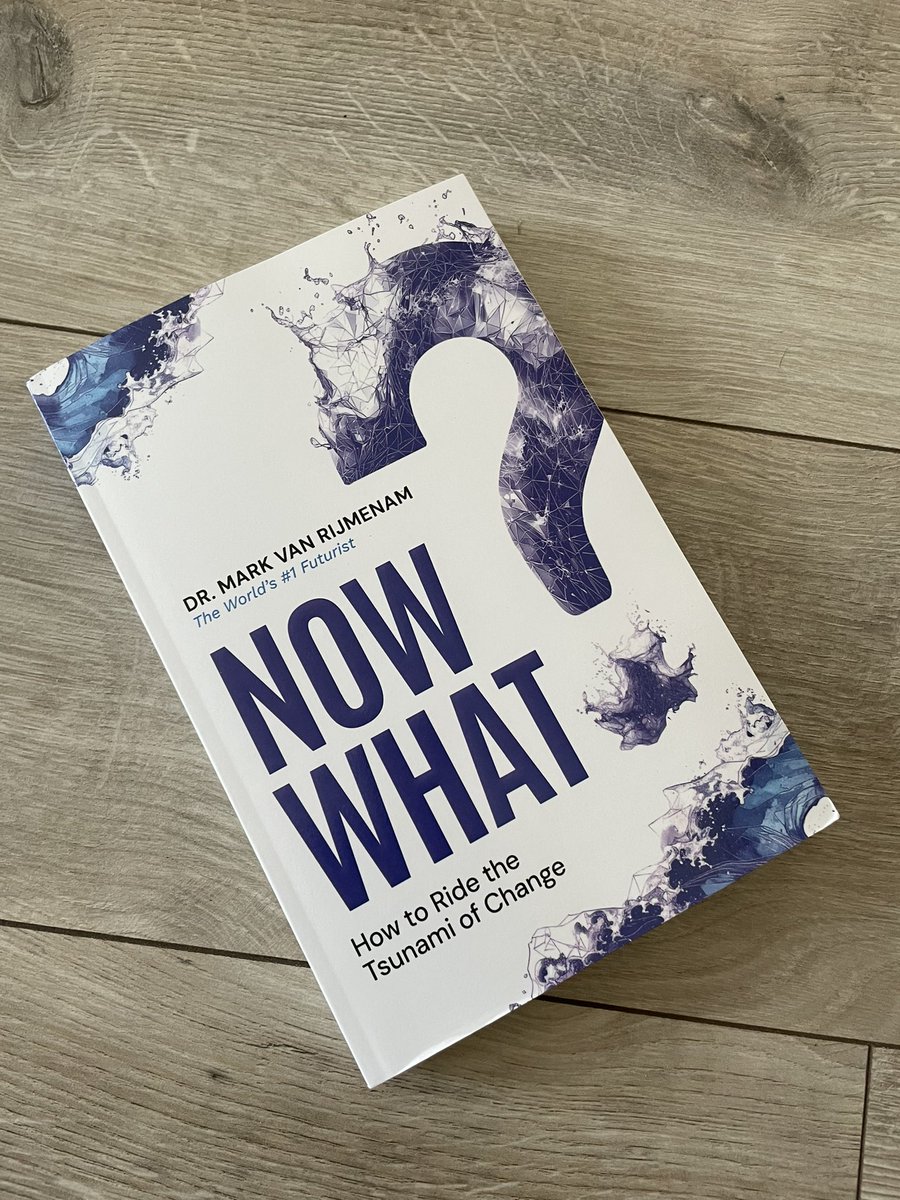 Postman surprise: a free copy of Now What by <a href="/VanRijmenam/">Dr Mark van Rijmenam, CSP</a> 📖

A while back he asked me for an interview — I shared my 2 cents on banking, Web3, and how AI will turbo-charge the future.

Let’s see if any of it made it into the pages 👀